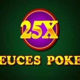 25x Deuces Poker by iSoftBet, showcased at spinorhino-casino.org – game logo