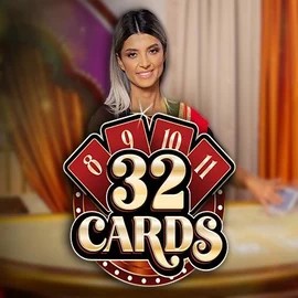 32 Cards by Ezugi, showcased at spinorhino-casino.org – game logo
