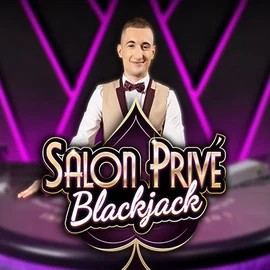 Blackjack Salon Privé slot icon by Ezugi, available at Spinorhino Casino