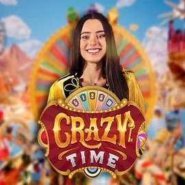 Crazy Time game by Evolution – logo hosted on Spinorhino Casino