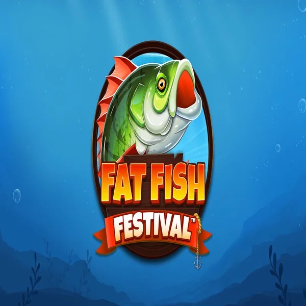 Fat Fish Festival slot logo by Wishbone Games at Spinorhino Casino