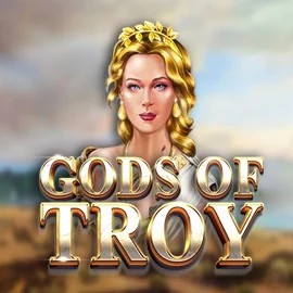 Gods of Troy slot visual from Red Tiger Gaming available on spinorhino-casino.org