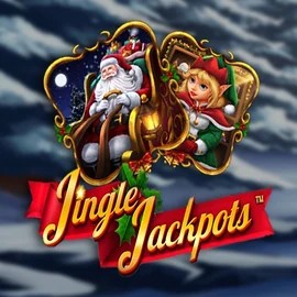 Jingle Jackpots slot visual from Dragon Gaming available on spinorhino-casino.org