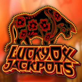 Official Jackpots logo: Lucky Ox Jackpots by Rival at Spinorhino Casino