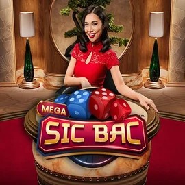 Official Live Casino logo: Mega Sic Bac by Pragmatic Play at Spinorhino Casino
