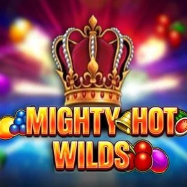 Slots logo of Mighty Hot Wilds from Inspired Gaming at Spinorhino Casino