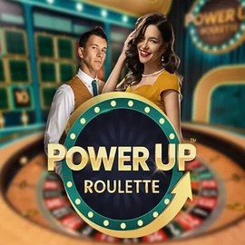 Live Casino logo of PowerUP Roulette from Pragmatic Play at Spinorhino Casino