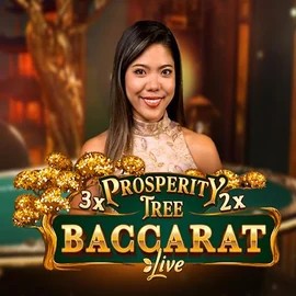 Live Casino logo of Prosperity Tree Baccarat from Evolution at Spinorhino Casino