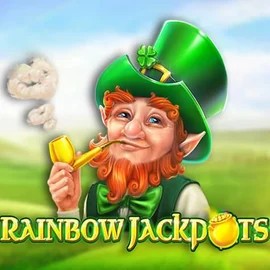 Rainbow Jackpots logo by Red Tiger Gaming Spinorhino Casino