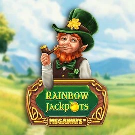 Try Rainbow Jackpots Megaways slot by Red Tiger Gaming on spinorhino-casino.org – logo image