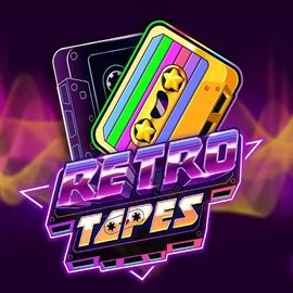 Retro Tapes logo by Push Gaming Spinorhino Casino