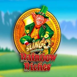 Slingo Rainbow Riches slot visual from Gaming Realms available on spinorhino-casino.org