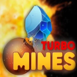 Turbo Mines logo – Casino Games by Turbo Games at Spinorhino Casino